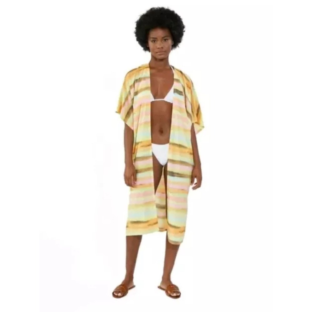 NWT Revolve Sunset Kimono in Multicolor - Picture 2 of 5